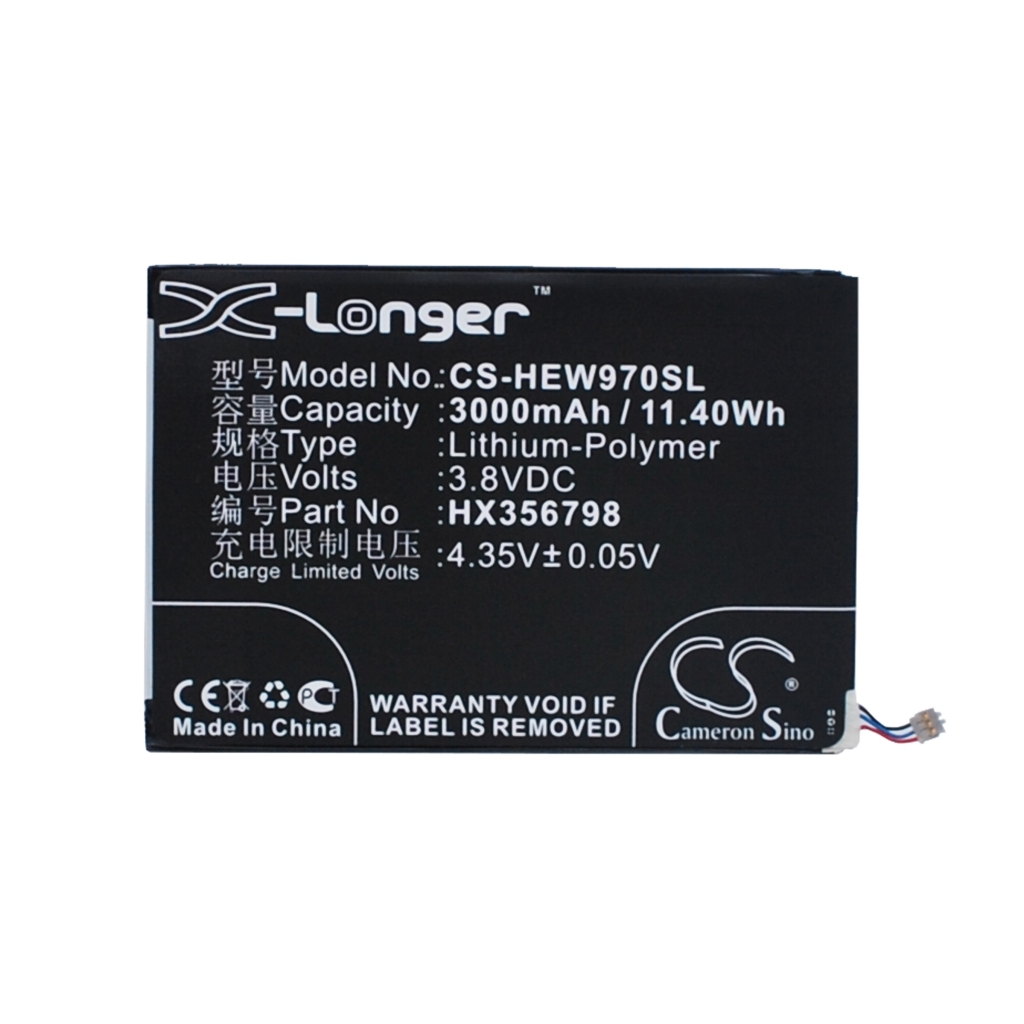 Akku yhteensopiva Haier CS-HEW970SL