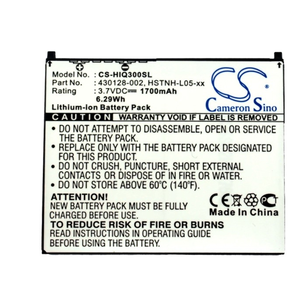 Tabletin akku HP iPAQ FA977AA (CS-HIQ300SL)