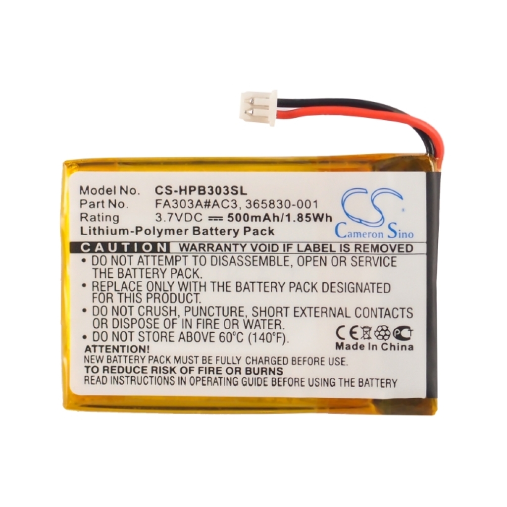 Yhteensopiva akun vaihto HP 365830-001,FA303A