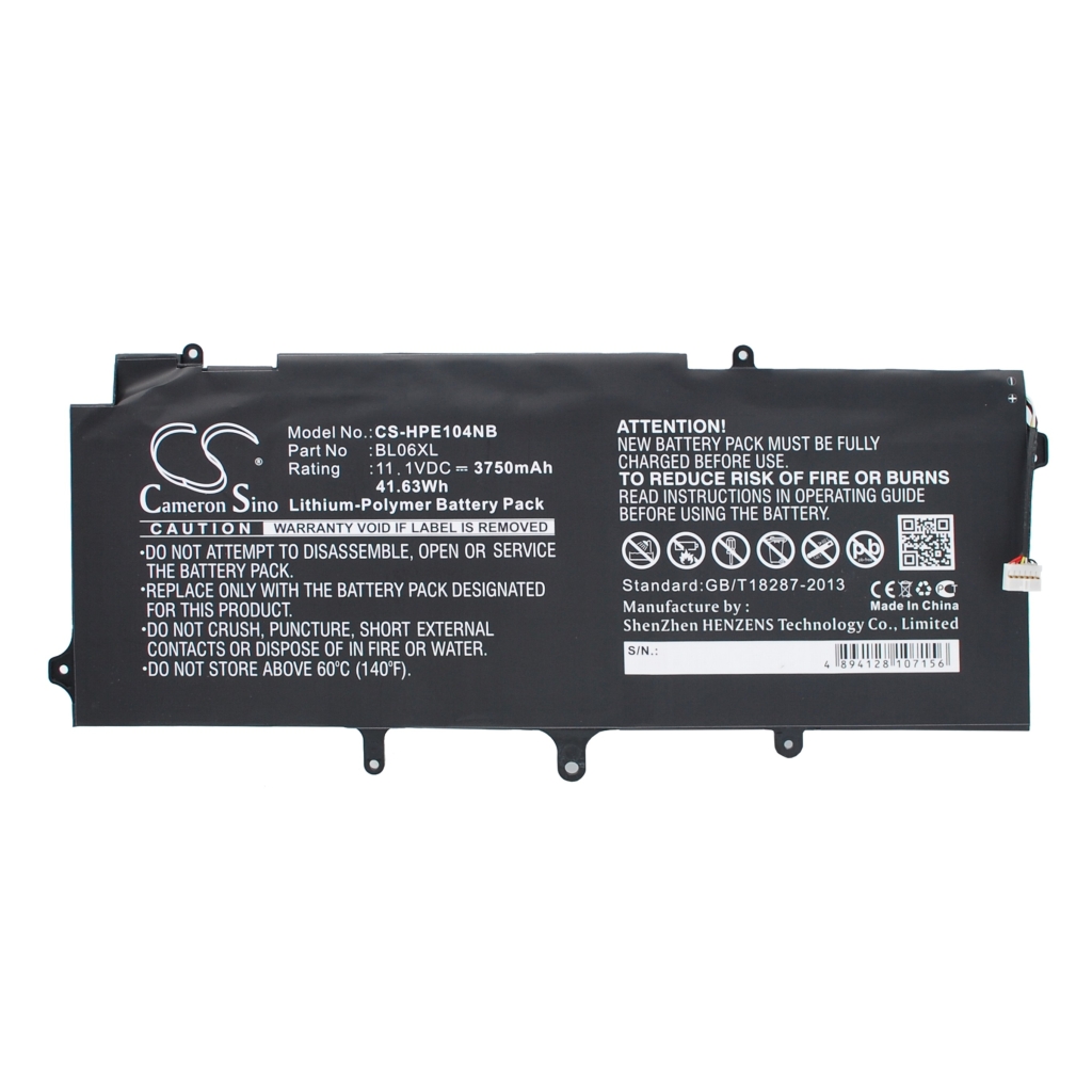 Kannettavan tietokoneen akku HP CS-HPE104NB