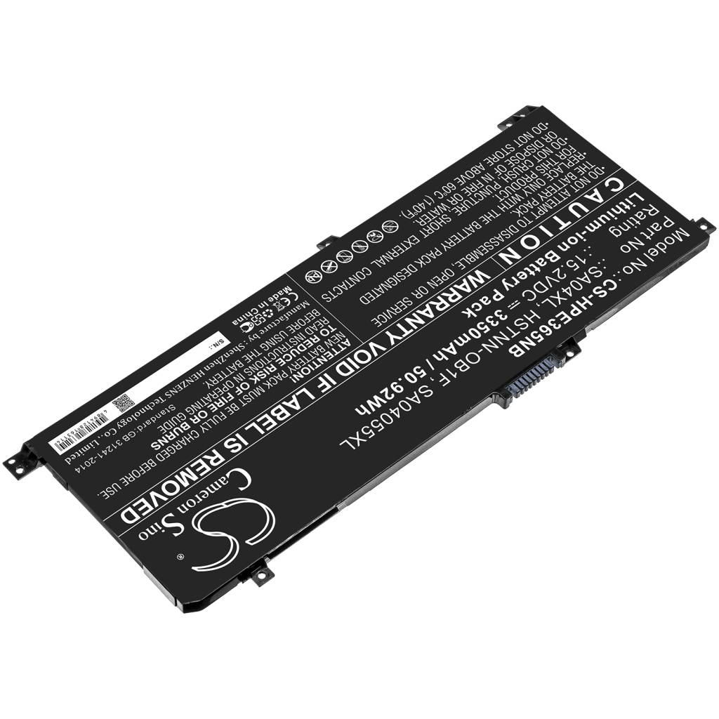 Kannettavan tietokoneen akku HP CS-HPE365NB