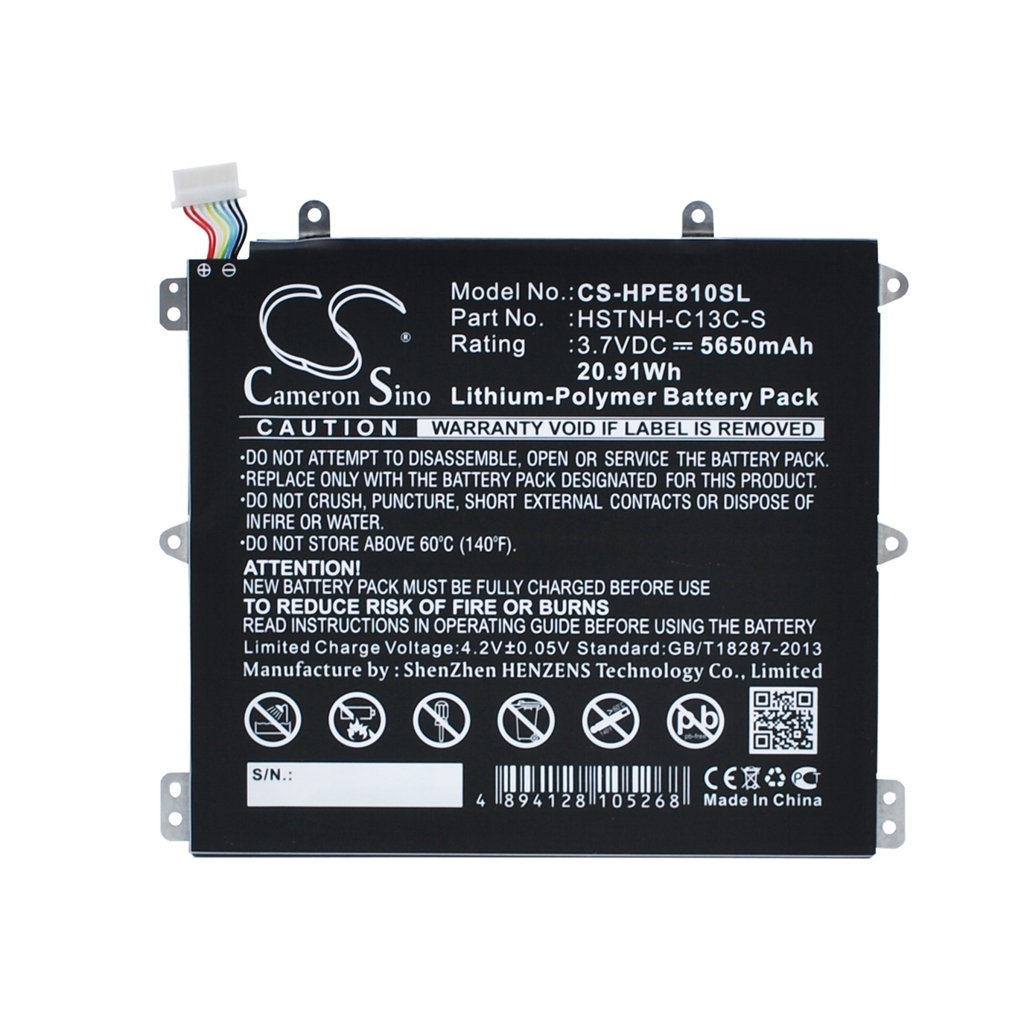 Tabletin akku HP HSTNH-H408C (CS-HPE810SL)
