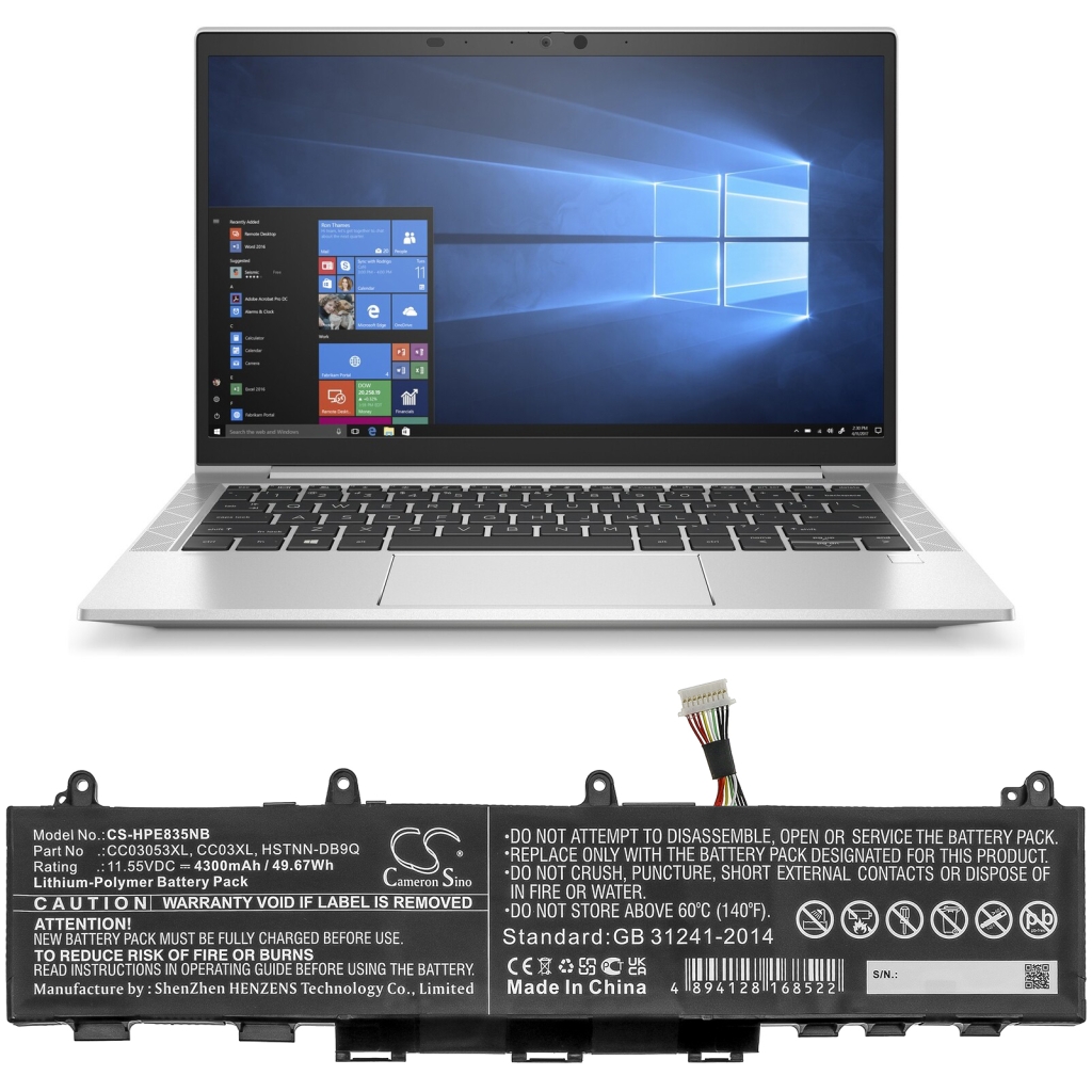 Kannettavan tietokoneen akku HP EliteBook 845 G7