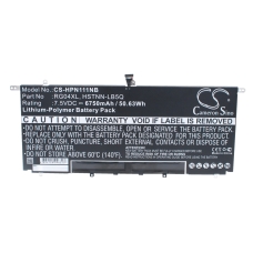 Yhteensopiva akun vaihto HP 734746-221,734746-421,734998-001,HSTNN-DB5Q,HSTNN-LB50...