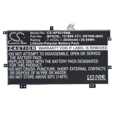 Yhteensopiva akun vaihto HP 21CP3/97/91,2ICP3/97/91,721896-1B1,721896-1C1,721896-2B1...