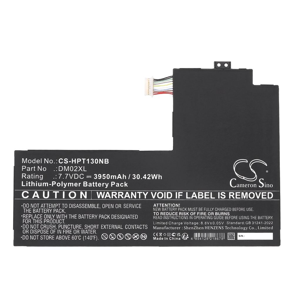 Tabletin akku HP CS-HPT130NB