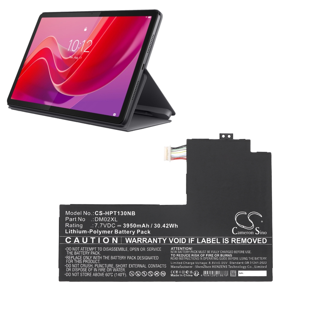Tabletin akku HP CS-HPT130NB
