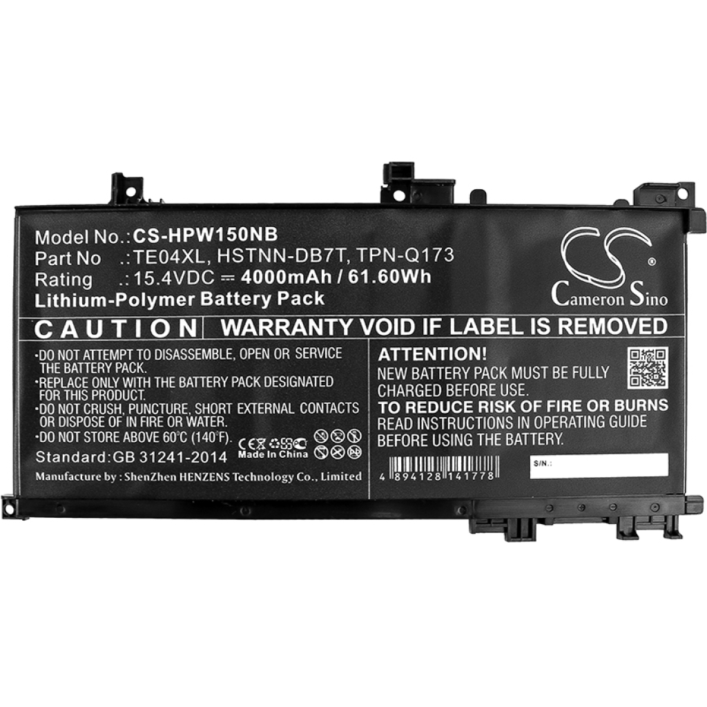HP OMEN 15-AX206NO