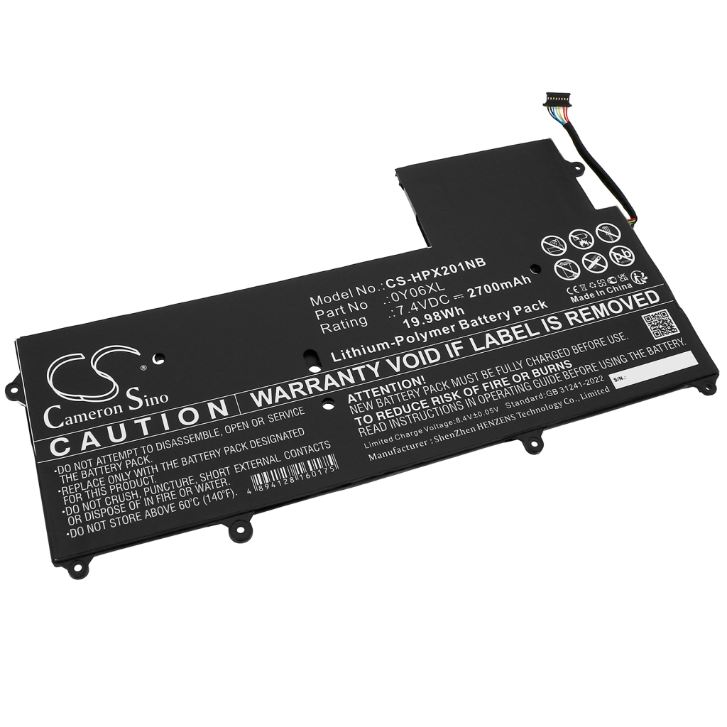 Kannettavan tietokoneen akku HP CS-HPX201NB