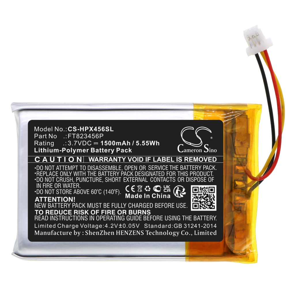 Yhteensopiva akun vaihto Corsair FT823456P