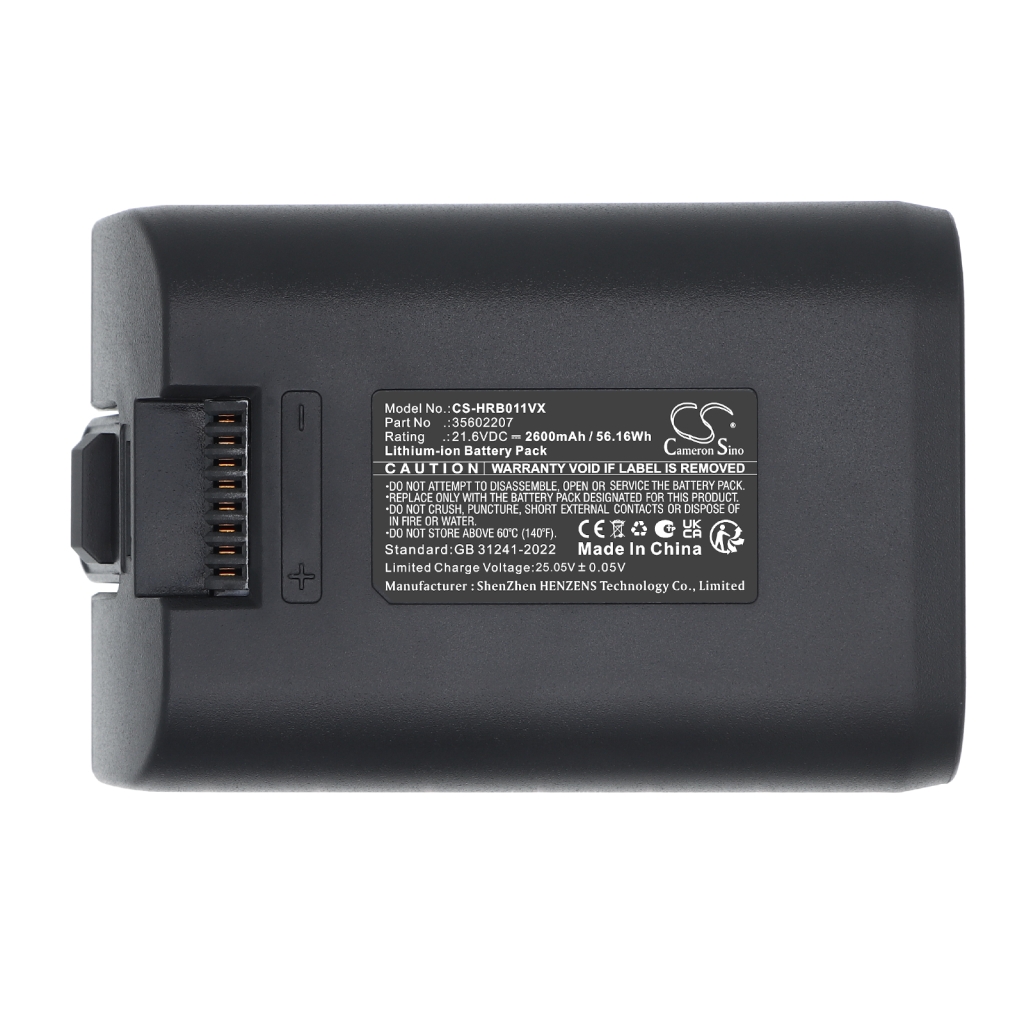 Akku yhteensopiva Hoover CS-HRB011VX