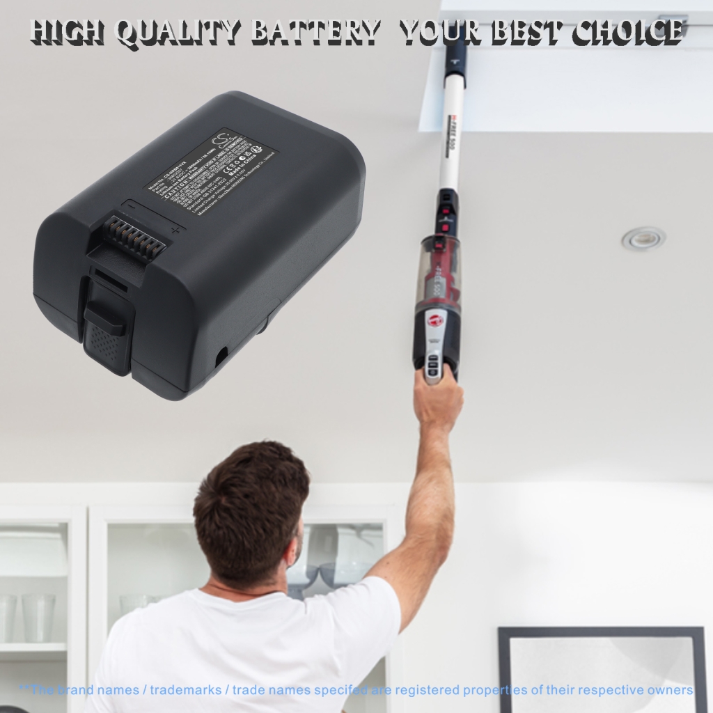 Akku yhteensopiva Hoover CS-HRB011VX
