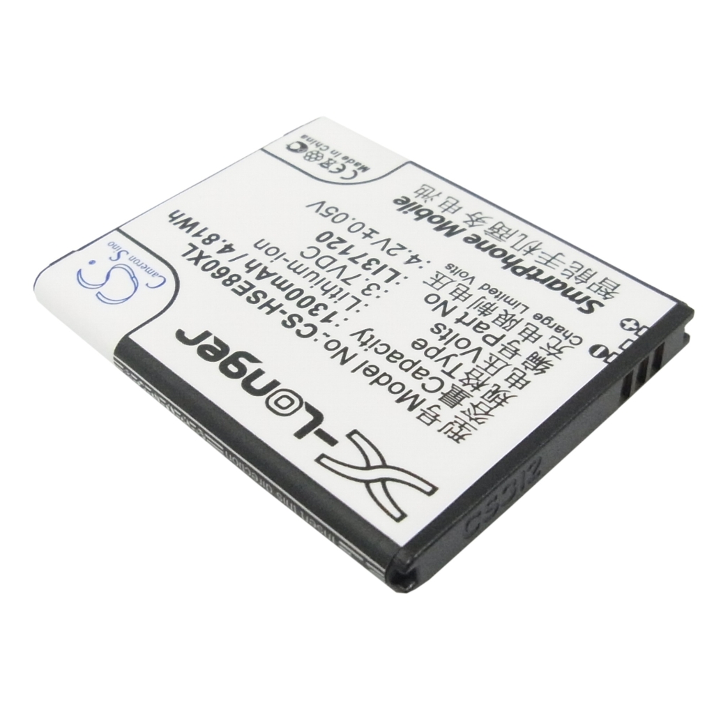 Cameron Sino X-Longer CS-HSE860XL takatarranäkymä: 3,7V 1300mAh