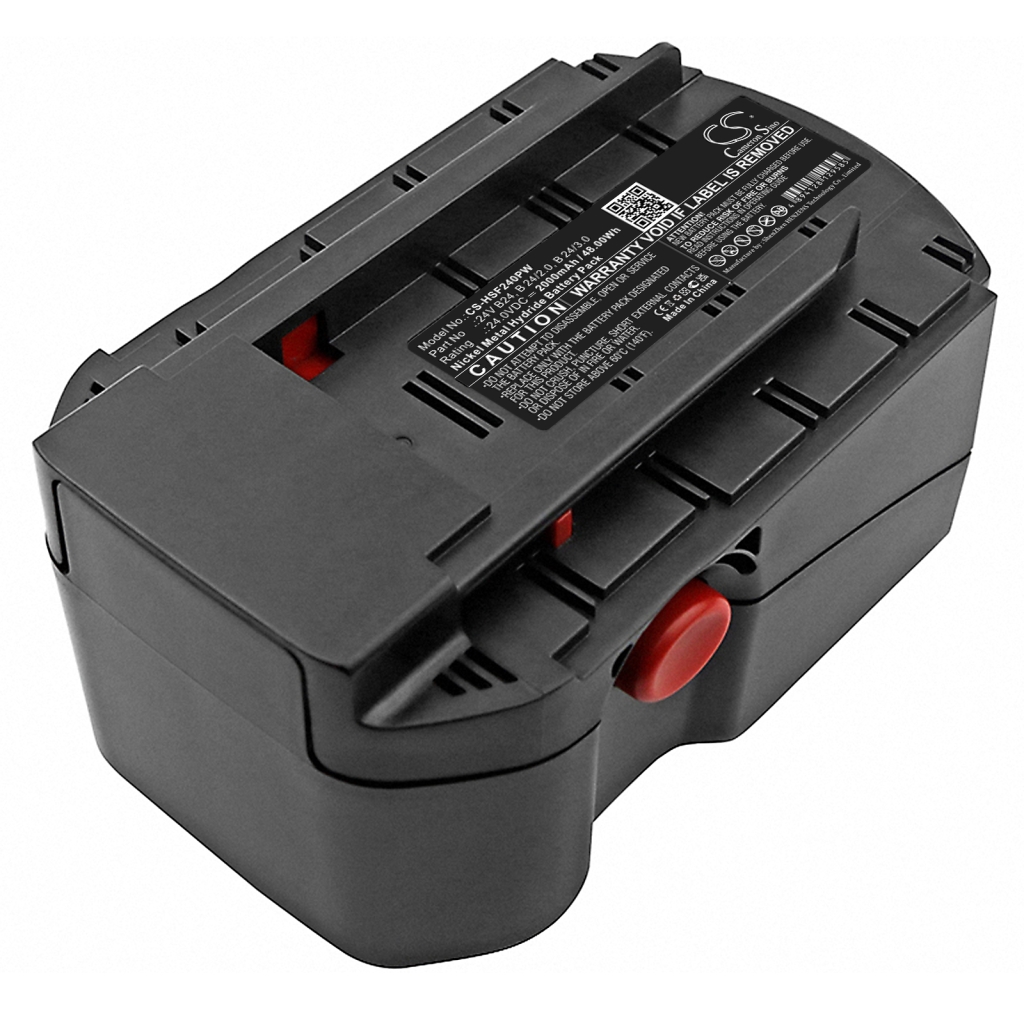 Yhteensopiva akun vaihto HILTI 24V B24,B 24/2.0,B 24/3.0