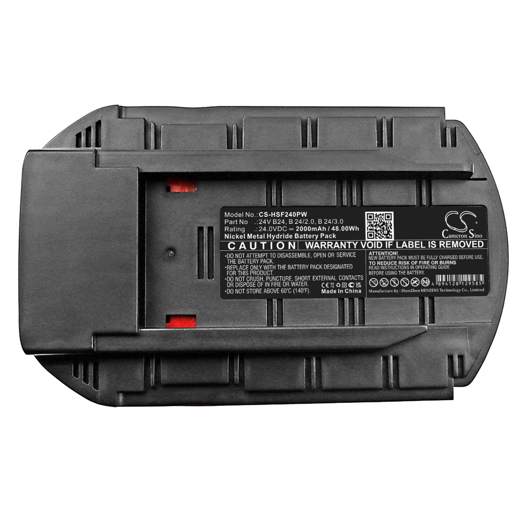 Yhteensopiva akun vaihto HILTI 24V B24,B 24/2.0,B 24/3.0