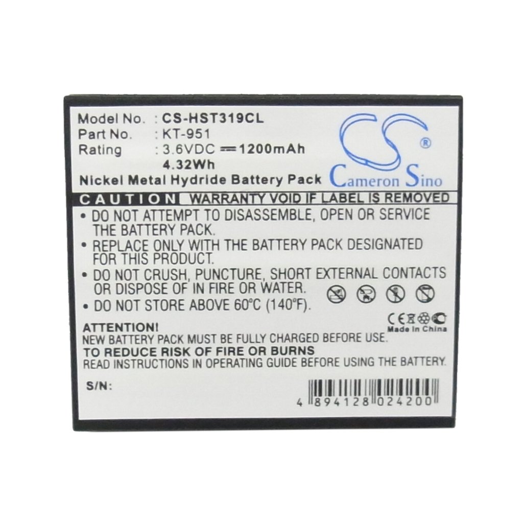 Compatible battery replacement for Hagenuk KT951