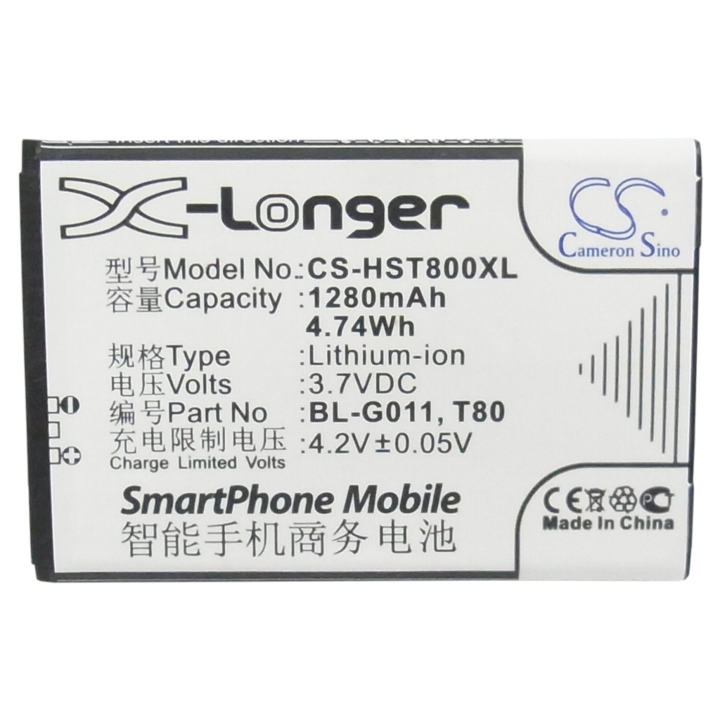 Yhteensopiva akun vaihto GIONEE BL-G011,T80