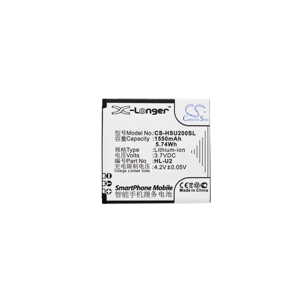 Cameron Sino X-Longer etunäkymä: 1550mAh 3,7V 5,74Wh