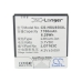 Cameron Sino X-Longer etunäkymä: 1700mAh 3,7V 6,29Wh