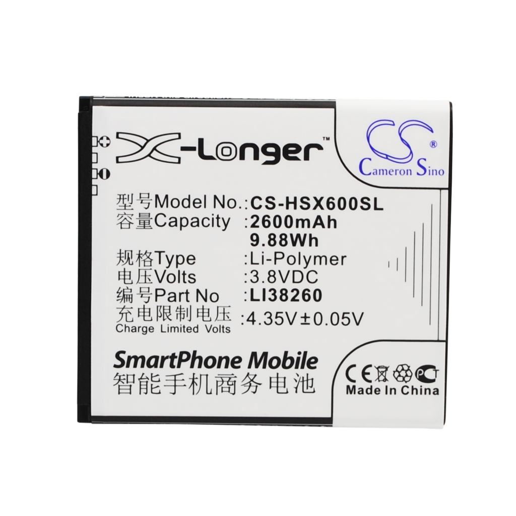 Yhteensopiva akun vaihto Hisense LI38260