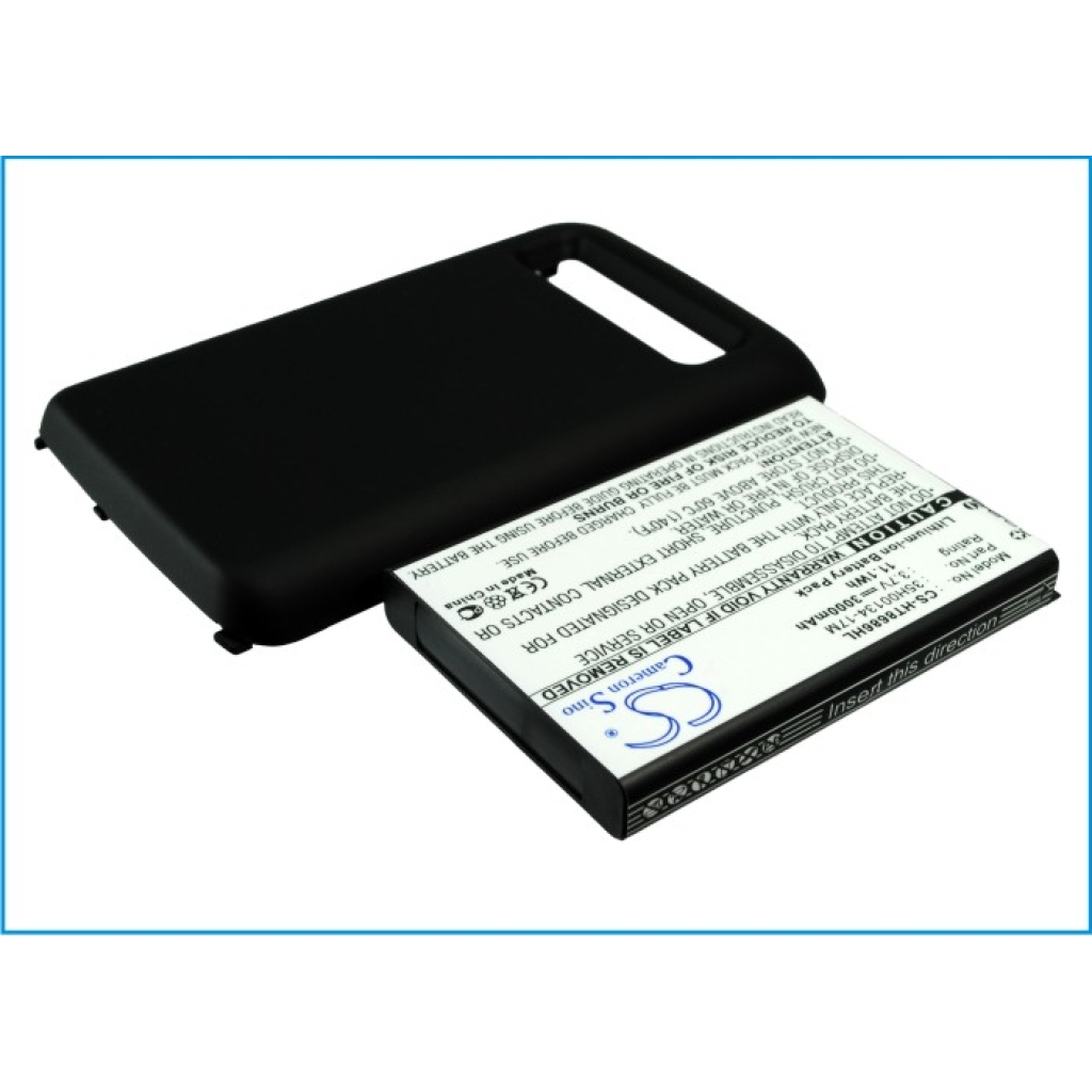 Yhteensopiva akun vaihto HTC 35H00134-17M