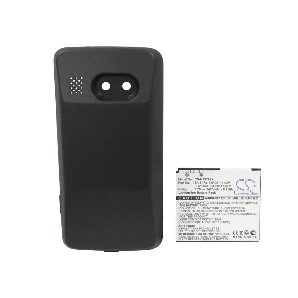 Akku yhteensopiva HTC CS-HT8788XL
