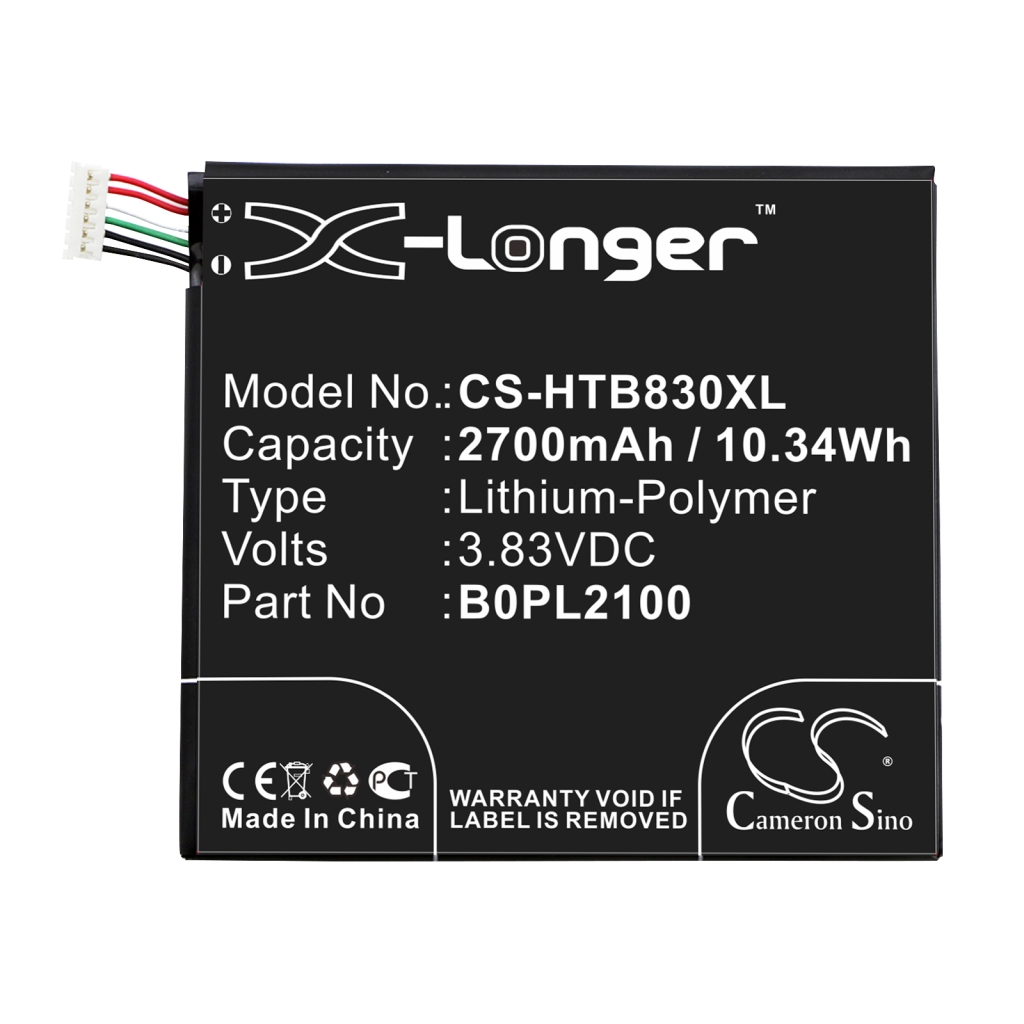 Battery compatible with HTC