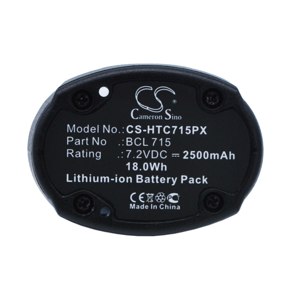 Yhteensopiva akun vaihto HITACHI BCL 715
