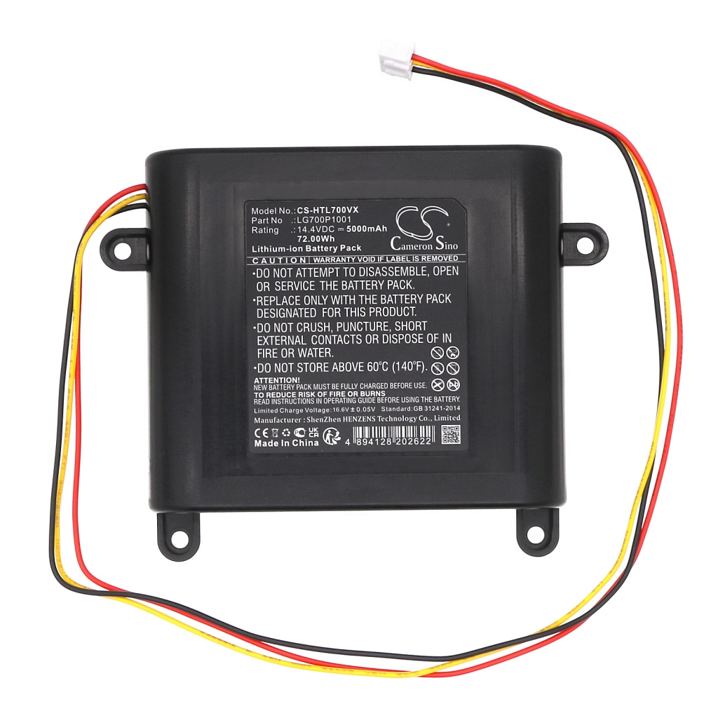 Yhteensopiva akun vaihto Hobot LG700P1001