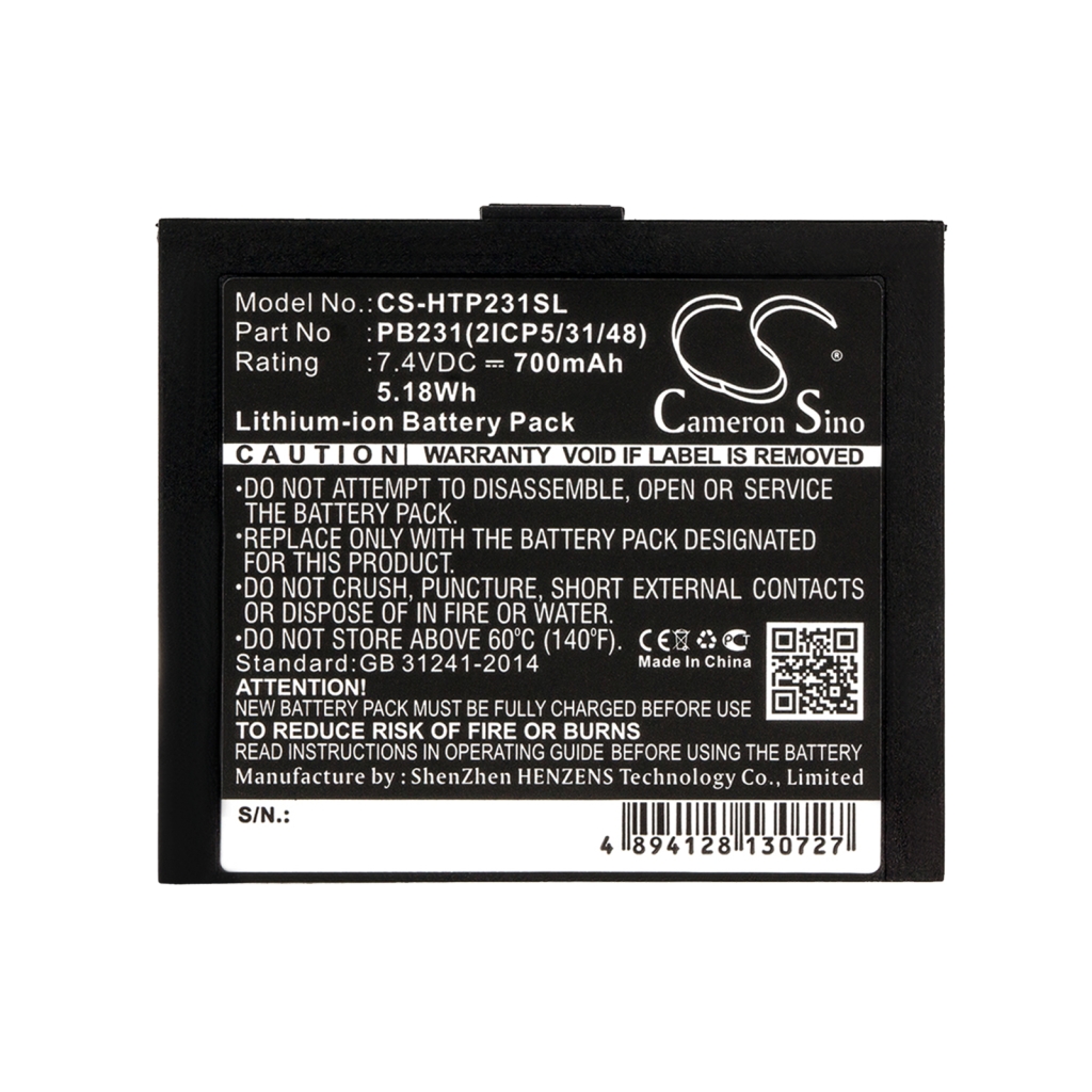 Akut Tulostimen akku CS-HTP231SL