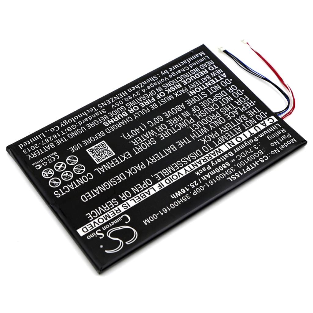 Akut Tabletin akku CS-HTP715SL