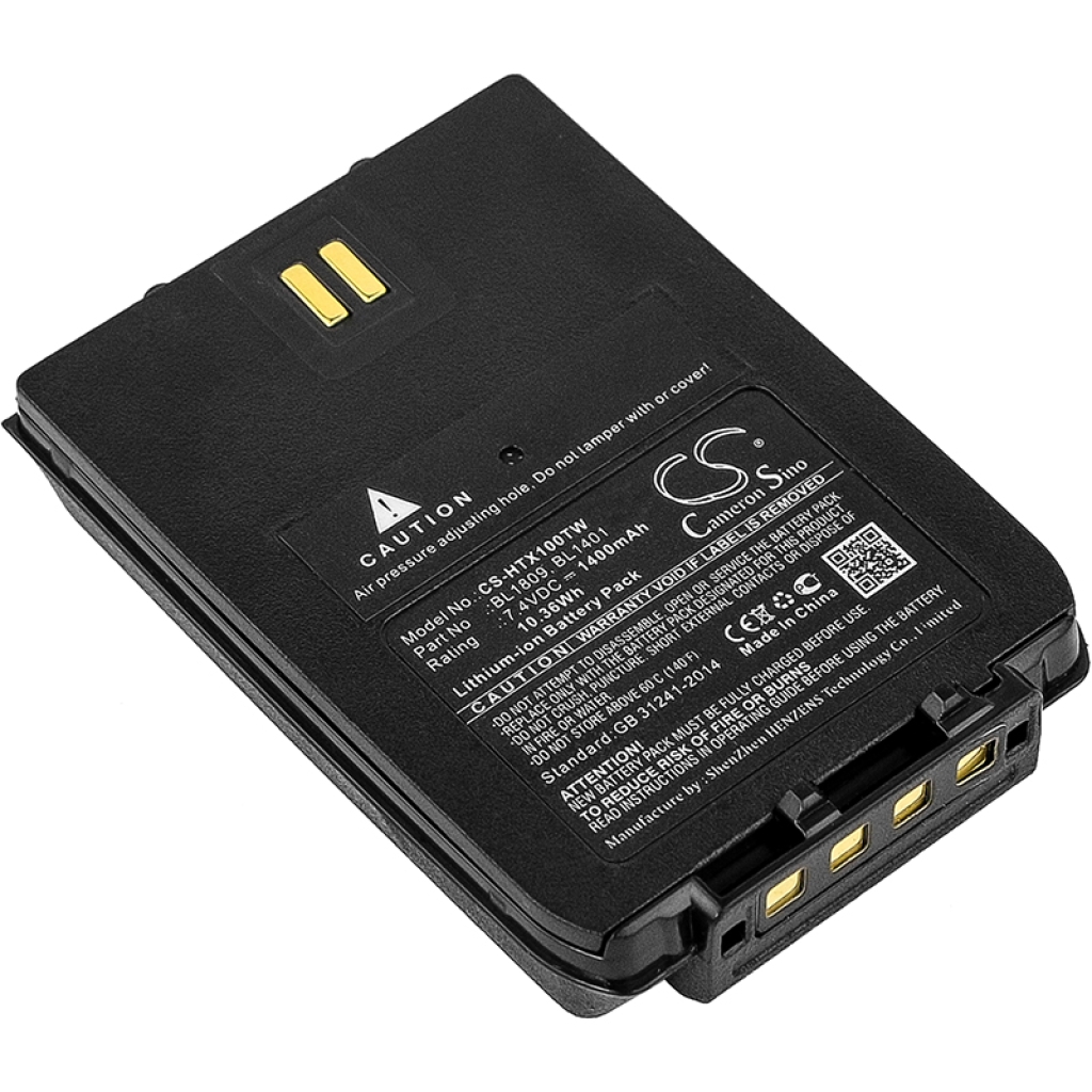Kaksisuuntaisen radion akku HYT X1p (CS-HTX100TW)