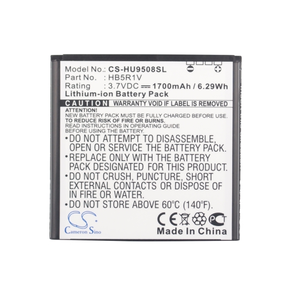 Yhteensopiva akun vaihto Huawei HB5R1V