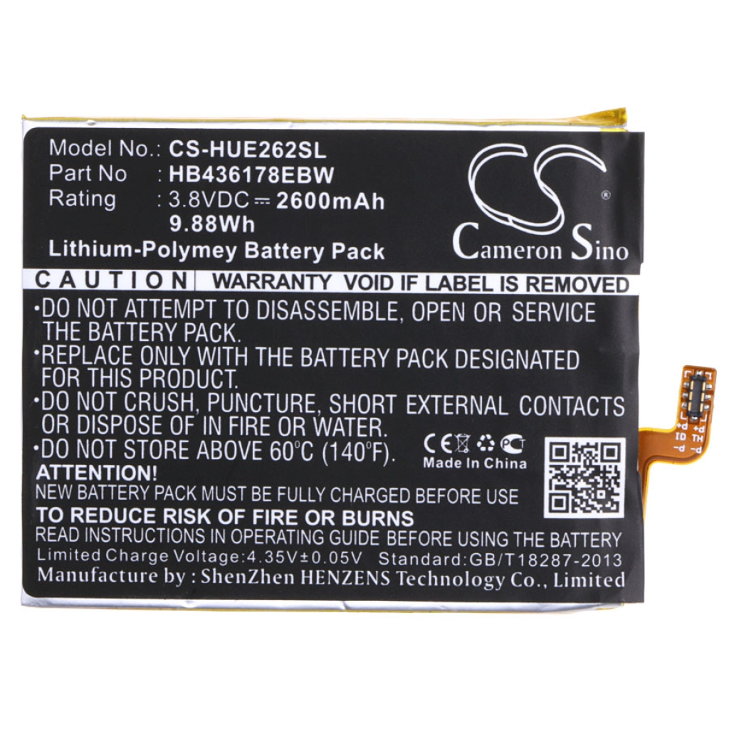 Yhteensopiva akun vaihto Huawei HB436178EBW,HB436178EBW 