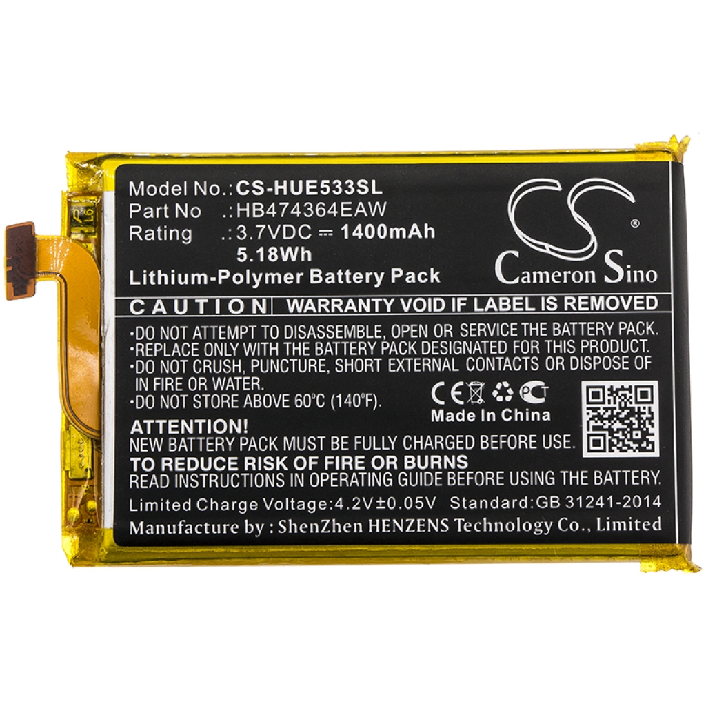 Yhteensopiva akun vaihto Huawei HB474364EAW