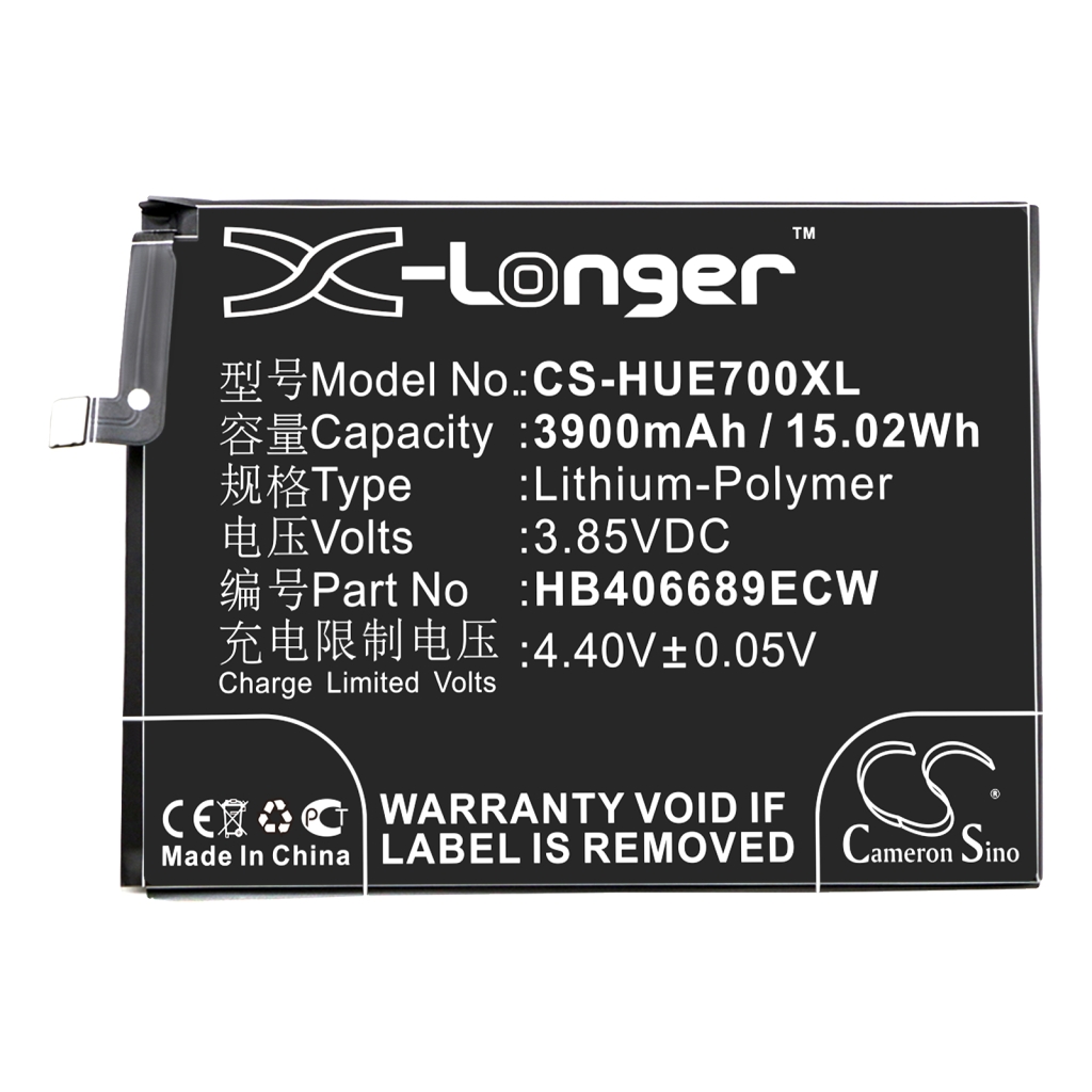 Yhteensopiva akun vaihto Huawei HB396689ECW,HB406689ECW