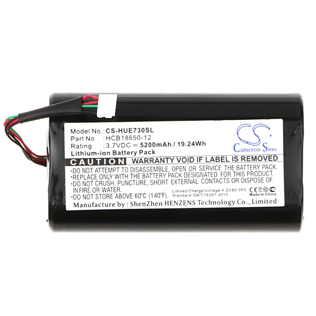 Yhteensopiva akun vaihto Huawei HCB18650-12