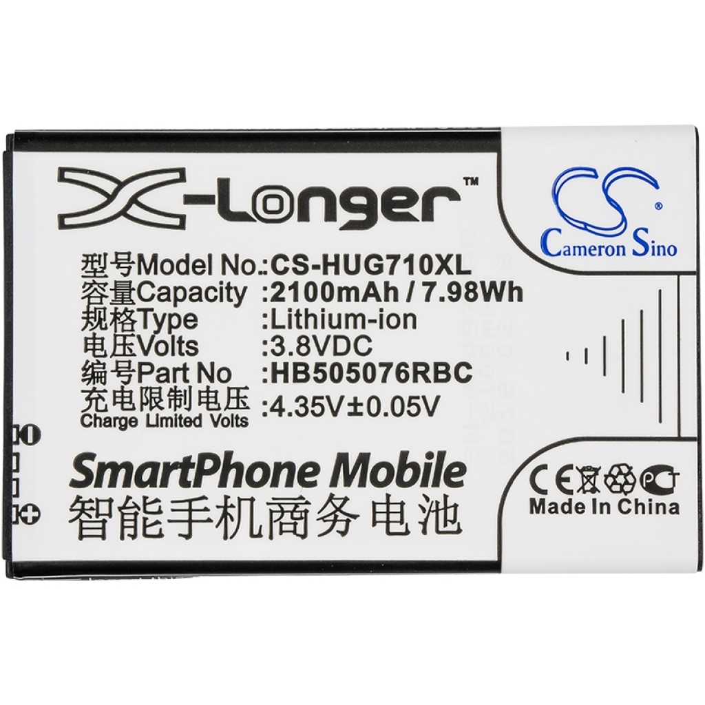 Yhteensopiva akun vaihto Huawei HB505076RBC