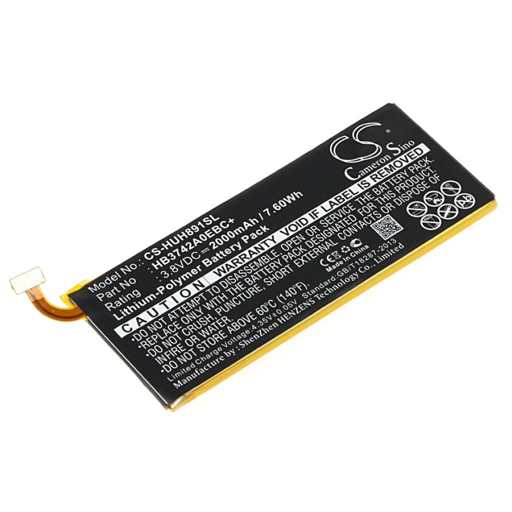 Yhteensopiva akun vaihto Huawei HB3742A0EBC ,PGF364197HT