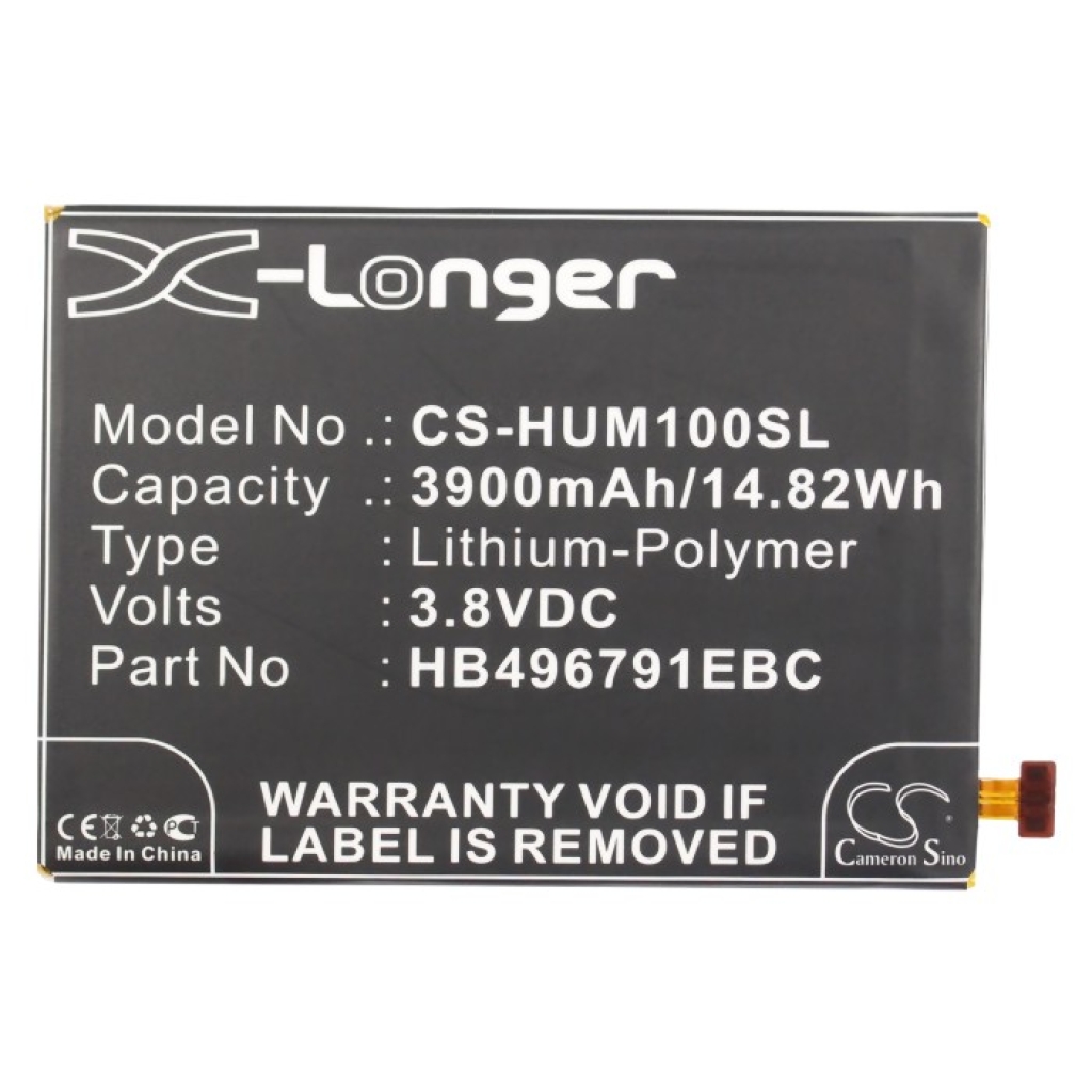 Yhteensopiva akun vaihto Huawei HB496791EBC,HB496791EBW