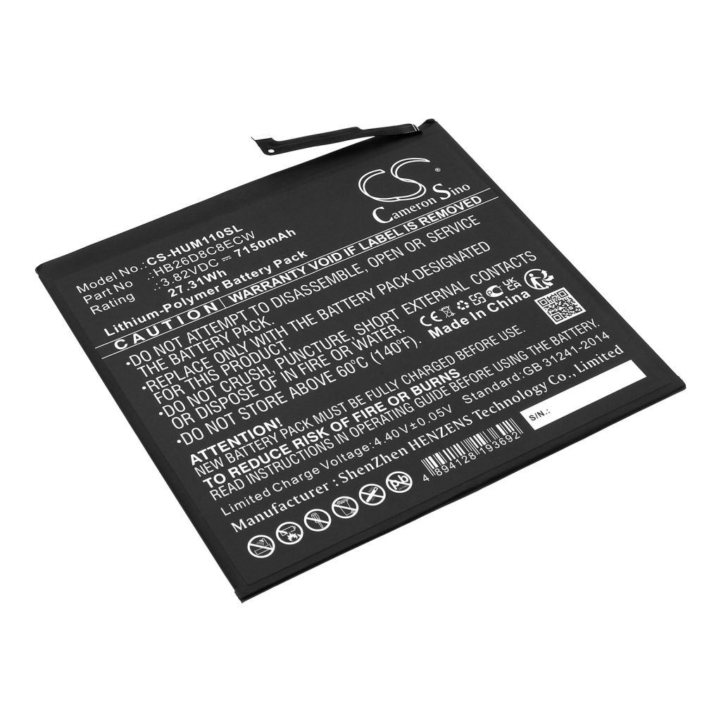 Akut Tabletin akku CS-HUM110SL