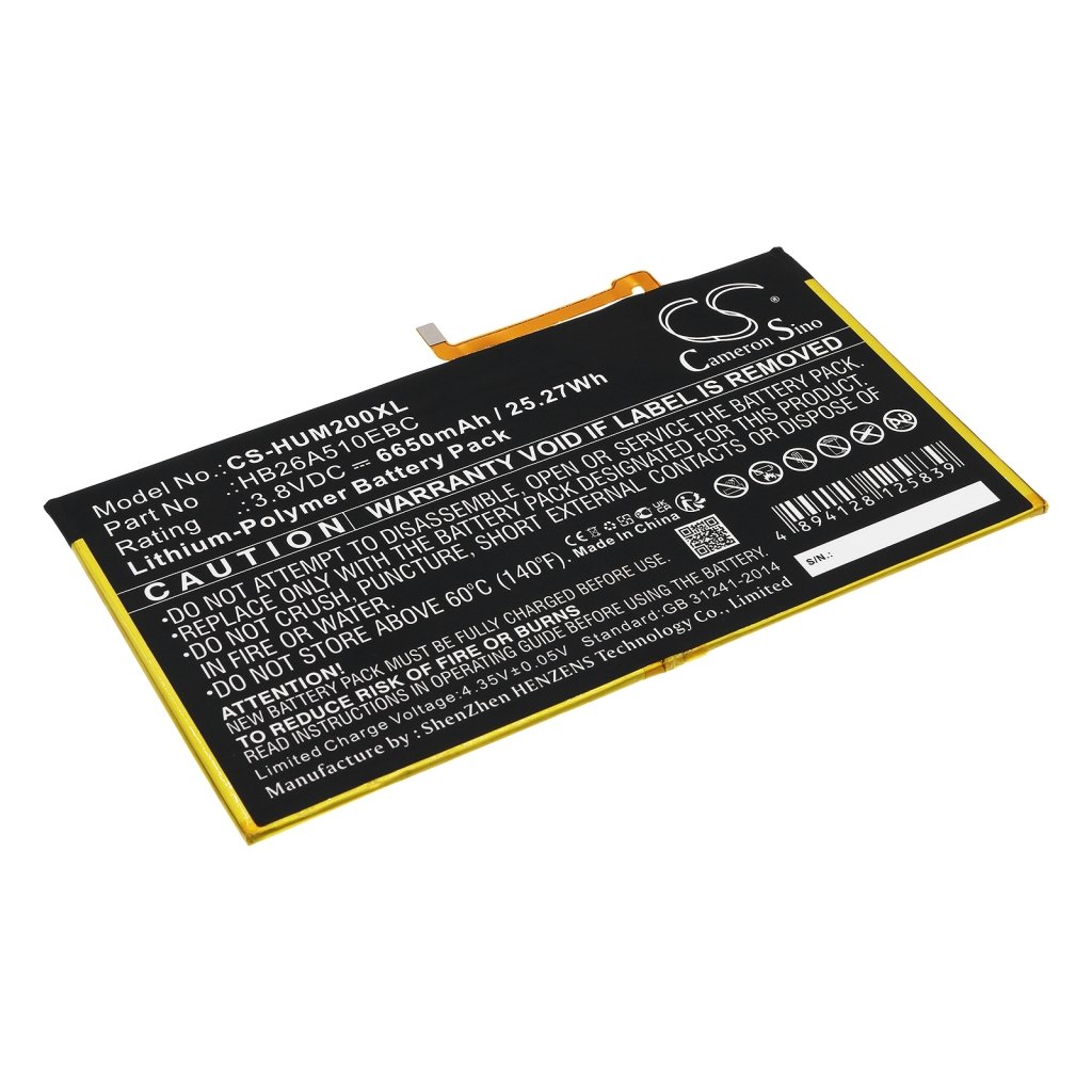 Tabletin akku Huawei CS-HUM200XL