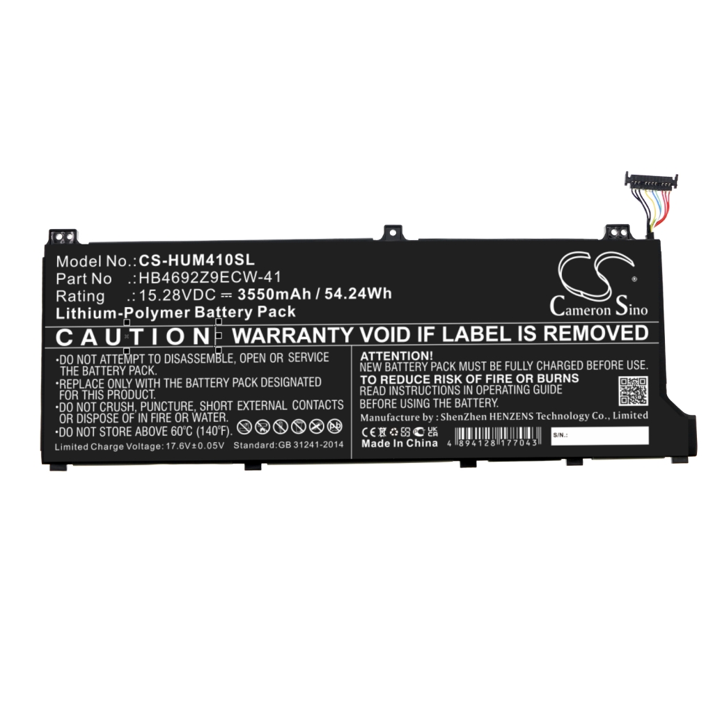 Yhteensopiva akun vaihto Huawei HB4692Z9ECW-41