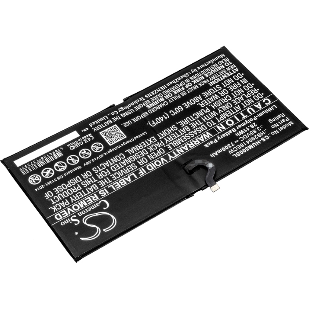 Akut Tabletin akku CS-HUM500SL
