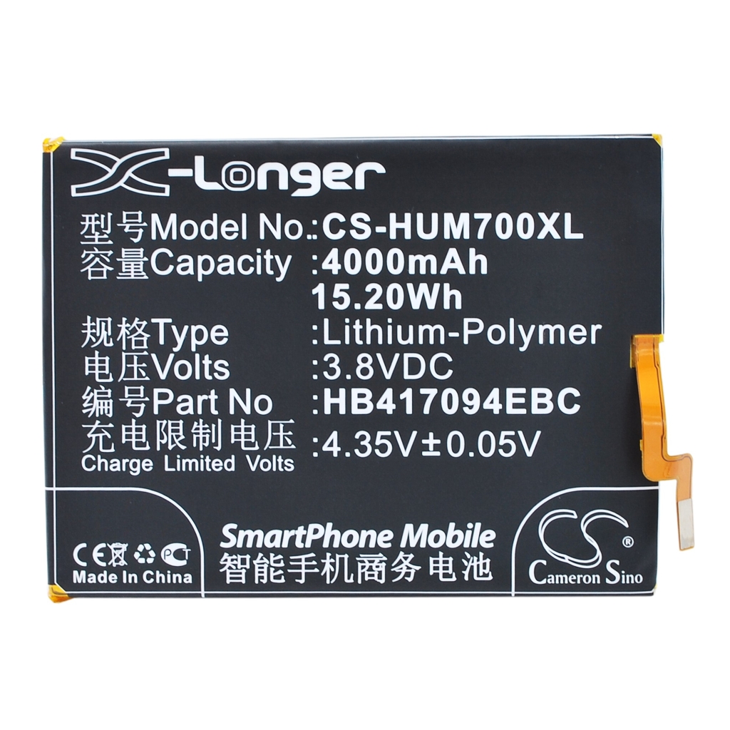 Yhteensopiva akun vaihto Huawei HB417094EBC