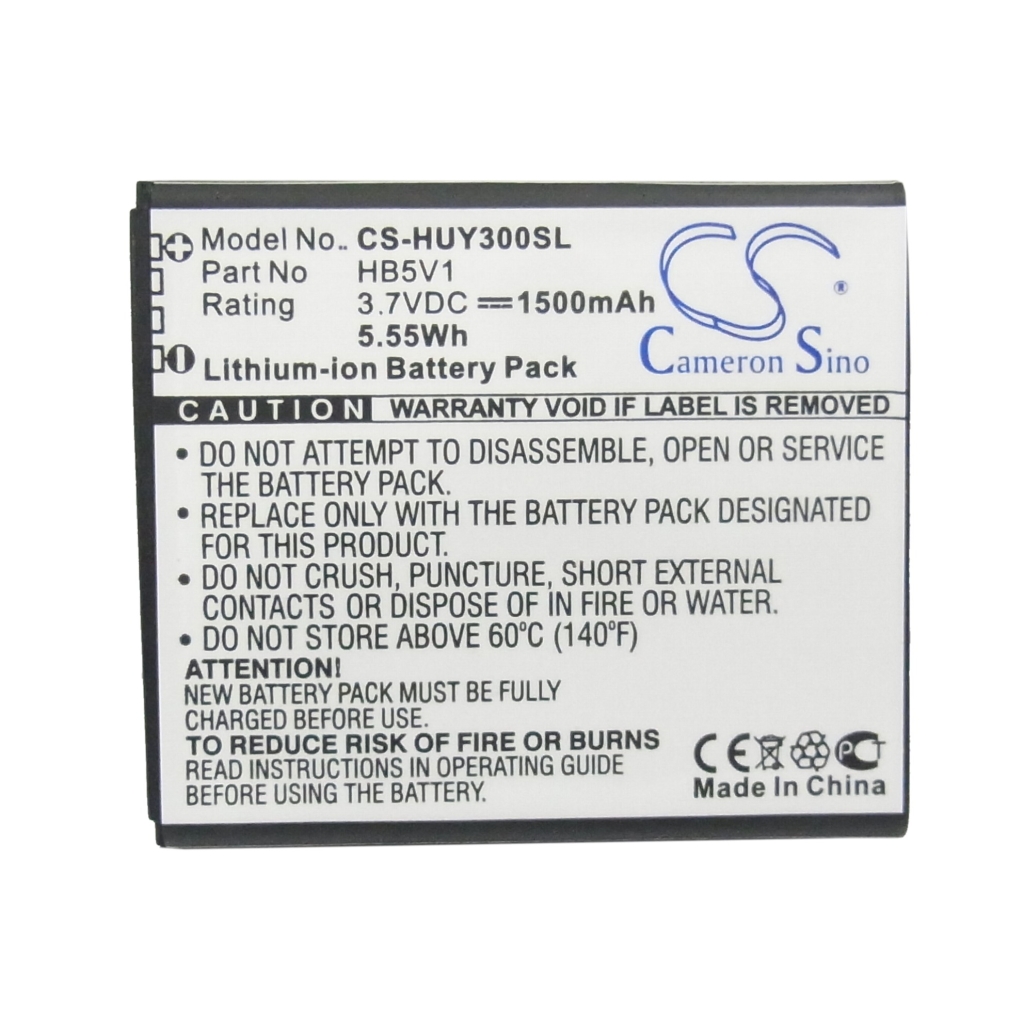 Yhteensopiva akun vaihto Huawei HB5V1,HB5V1HV