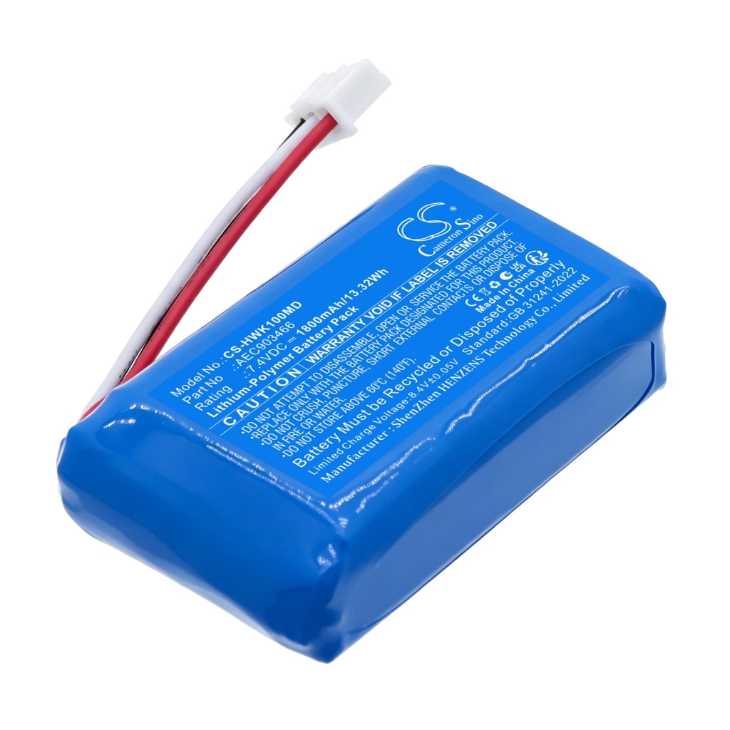 Akku yhteensopiva Hawkmed CS-HWK100MD