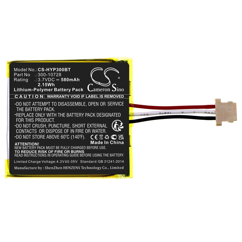 Yhteensopiva akun vaihto Honeywell 300-10728