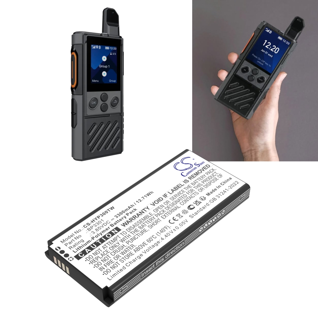 Kaksisuuntaisen radion akku Hytera P30 (CS-HYP300TW)