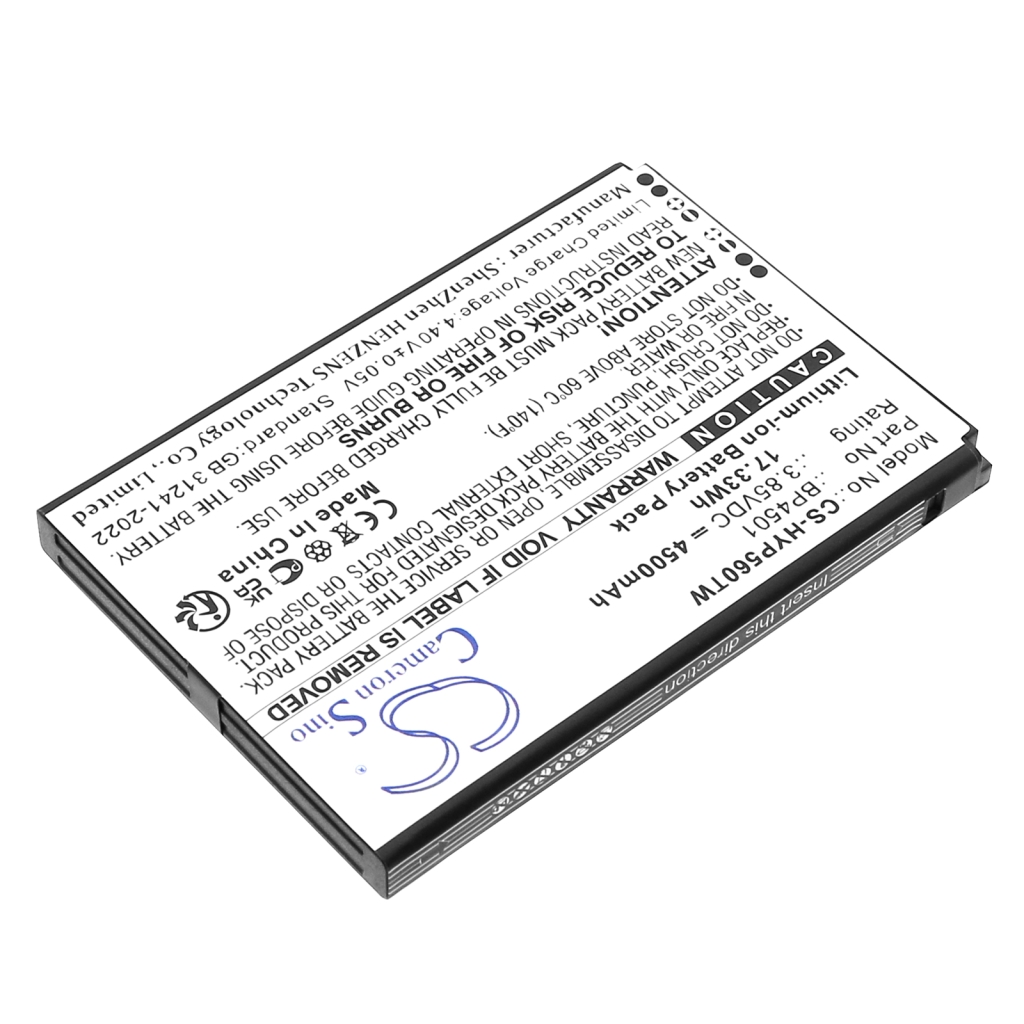 Yhteensopiva akun vaihto Hytera BP4501